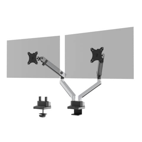 Durable Select Plus 2 monitor desk arm with arm
