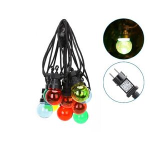 Catena luminosa LED a basso voltaggio per esterni 8 metri Aigostar 10 sfere