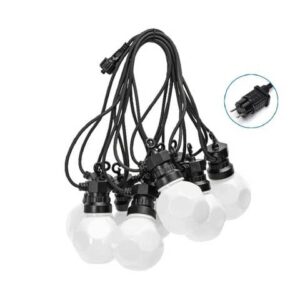 Catena luminosa LED a basso voltaggio per esterni 8 metri luce calda Aigostar