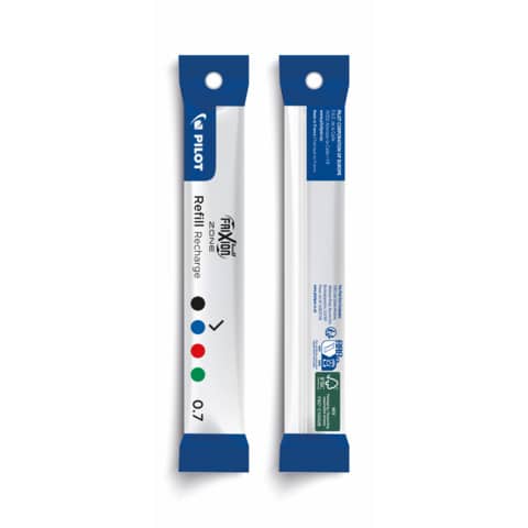 Refill Pilot Frixion Zone 0,7 mm in blister blu -