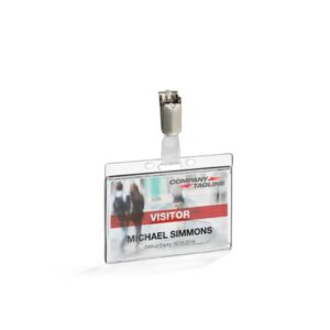 Portabadge trasparente Durable no logo -