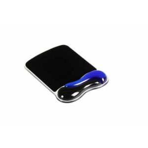 Tappetino per mouse Kensington Duo Gel Wave nero/blu
