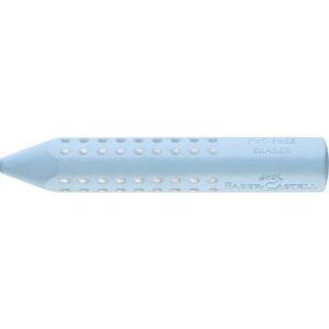 Gomma Jumbo Faber Castell Grip 2001 - colore blu cielo - conf. 10 pezzi -