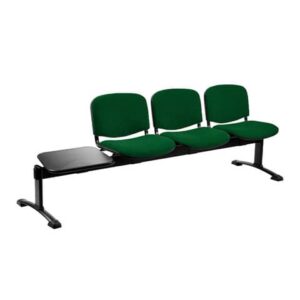 Panca 3 posti attesa Unisit Dado D53PT con tavolino - rivestimento Eco