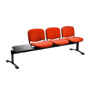 Panca 3 posti attesa Unisit Dado D53PT con tavolino - rivestimento Eco