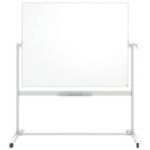 Lavagna bianca magnetica su ruote Nobo Classic 150x120 cm - laccata