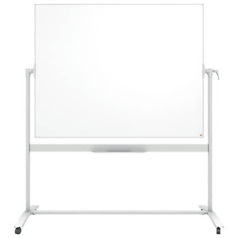 Lavagna bianca magnetica su ruote Nobo Classic 150x120 cm - laccata