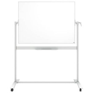 Lavagna bianca magnetica su ruote Nobo Classic 120x90 cm - laccata