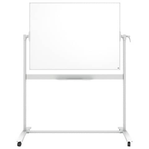 Nobo Classic 120x90 cm magnetic whiteboard on wheels - lacquered