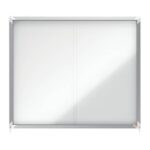 Nobo Premium Plus 15xA4 lockable magnetic notice board
