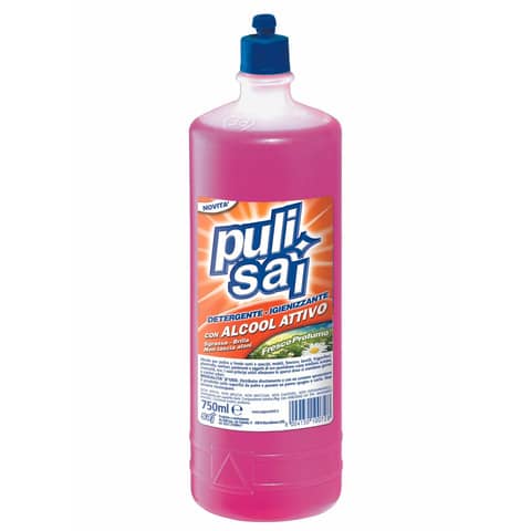 Detergente igienizzante con alcool attivo SAI per superfici dure  -