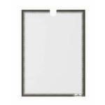 Tasca porta documenti adesiva Durable formato A4 grigio antracite in conf.