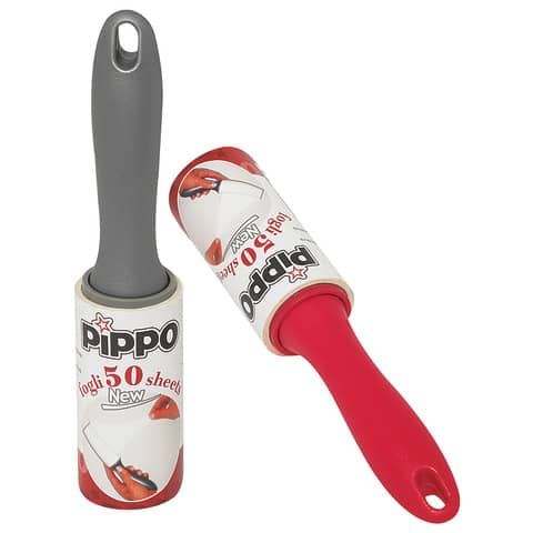 Spazzola adesiva cattura peli e polvere Pippo da 50 fogli -