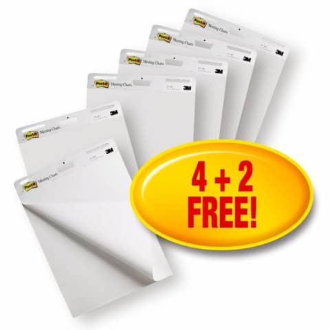 30 ff wall pads with removable adhesive Post-it® Super Sticky white