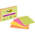 Post-it® Super Sticky Meeting Notes Large assorted repositionable sheets