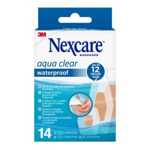 Cerotti Nexcare Aqua Clear 360° assortiti in 3 misure impermeabili -