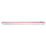 Scalimetro 30 cm Arda uso arredamento 1:20 - 25 - 50 - 75 - 100 - 125 -