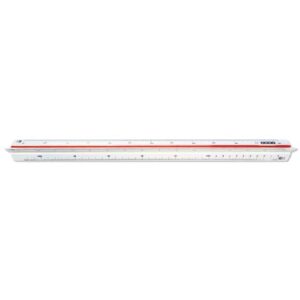 Scalimetro 30 cm Arda uso arredamento 1:20 - 25 - 50 - 75 - 100 - 125 -