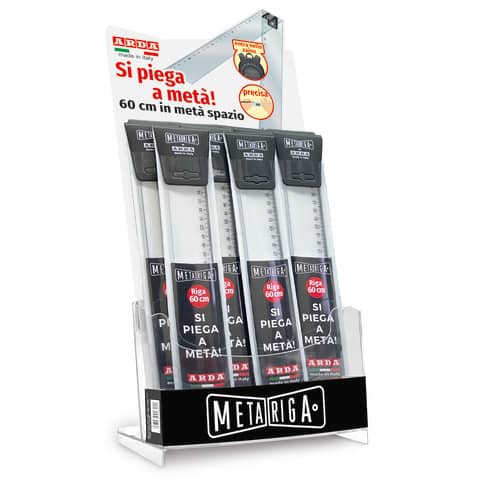 Espositore 12 righe flessibili 60 cm Arda Metariga