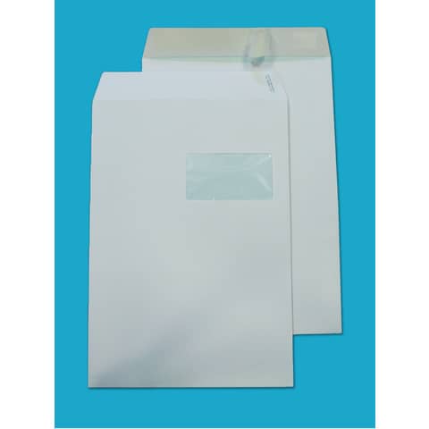 Blasetti windowed envelope white - 100 gsm - 500 envelopes - - White