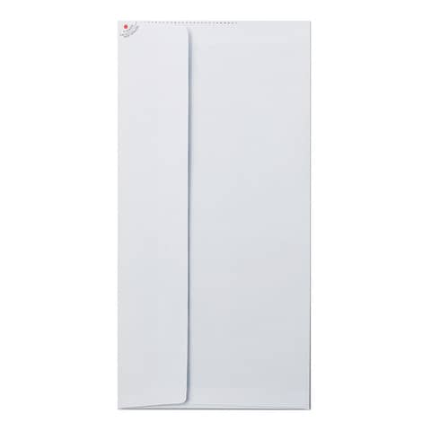 Blasetti Strip Zip white envelope 90 g/m2 in pack 25 envelopes 110x230 mm