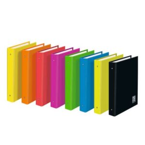 Raccoglitore ad anelli One Color 4 anelli - conf. 6 colori assortiti A4