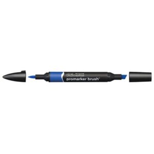Pennarelli doppia punta Winsor&Newton Promarker brush royal blue V264 -