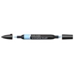 Pennarelli doppia punta Winsor&Newton Promarker brush cloud blue B318 -