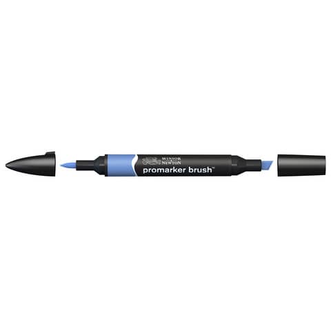 Pennarelli doppia punta Winsor&Newton Promarker brush china blue B736 -