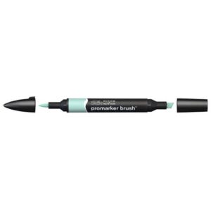 Pennarelli doppia punta Winsor&Newton Promarker brush pebble blue C217 -