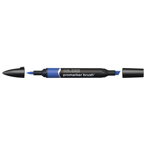 Pennarelli doppia punta Winsor&Newton Promarker brush egyptian blue B944 -