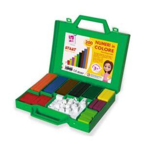 Valigetta regoli colorati CWR 10 misure e 10 colori - conf. 200 pezzi -