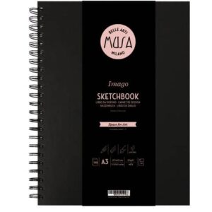 Blocco con spirale Imago SKETCH Musa 100 pagine 105 g formato A3