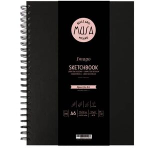 Blocco con spirale Imago SKETCH Musa 100 pagine 105 g formato A6