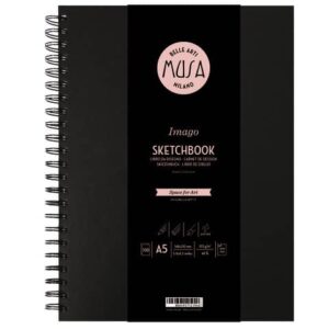 Blocco con spirale Imago SKETCH Musa 100 pagine 105 g formato A5