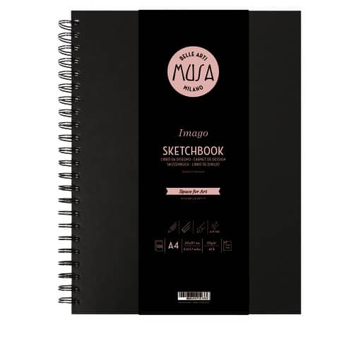 Imago SKETCH Musa 100 pages 105 g A4 spiral bound pad
