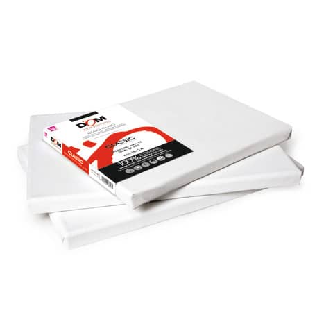 Tela per pittura DOM Classic 380 g bordo 16 mm - 18x24 cm -
