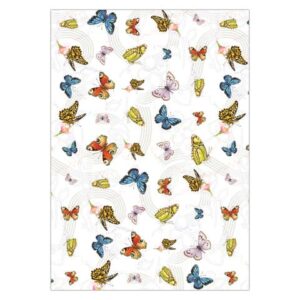 Carta regalo Biembi Premium Farfalle a fogli estesi 70x100 cm in conf. da 5