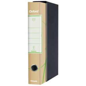Registratore protocollo Esselte Oxford Green con custodia 23x33 cm 100% carta