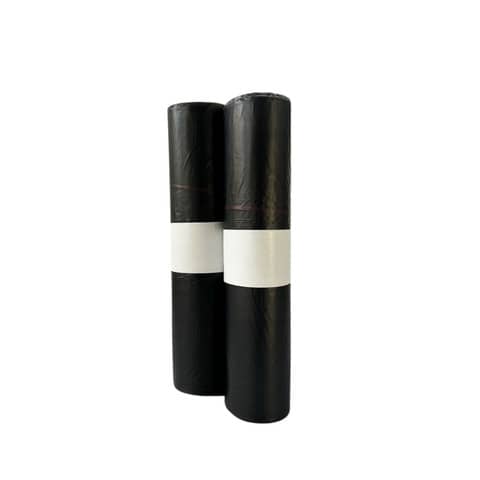 Sacchi immondizia in rotolo Erisack 72X110 cm HDPE 23 g - 15my - nero
