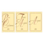 Biembi Midi Da Vinci Birthday and Greetings Cards 9x14 cm - 18 pcs.