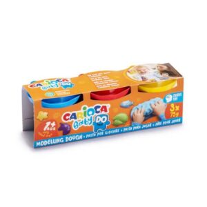 Pasta modellabile colorata Carioca Baby Do 75 g - conf. da 3 pezzi -