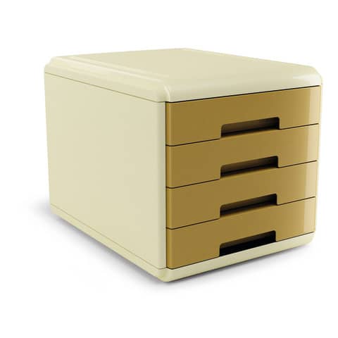 Cassettiera Arda Vintage Caramel 4 cassetti 29,5x38,5xH.28,2 cm
