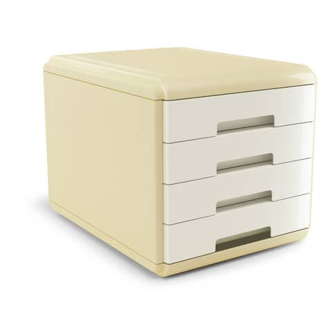 Cassettiera Arda Vintage Milk 4 cassetti 29,5x38,5xH.28,2 cm
