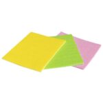 Set da 3 panni spugna Pippo in TNT - 18x16 cm - colori assortiti -