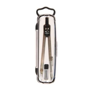 Compasso scolastico Eredi Crotti 2 accessori nero