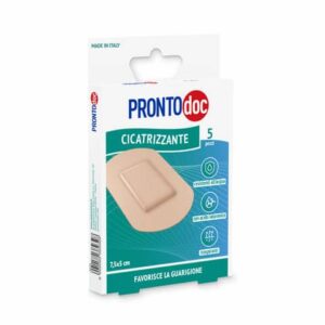 Cerotti in PE 3D rosa cicatrizzante ProntoDoc con acido ialuronico XL 7,5x5
