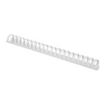 Spirali in PVC per rilegatura Q-Connect 22 mm - colore bianco -