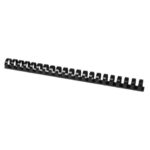Spirali in PVC per rilegatura Q-Connect 22 mm - colore nero -