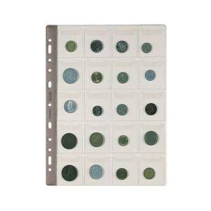 Favorit Top universal perforated coin pouches - 20 pockets f.to 5x5,5 cm -